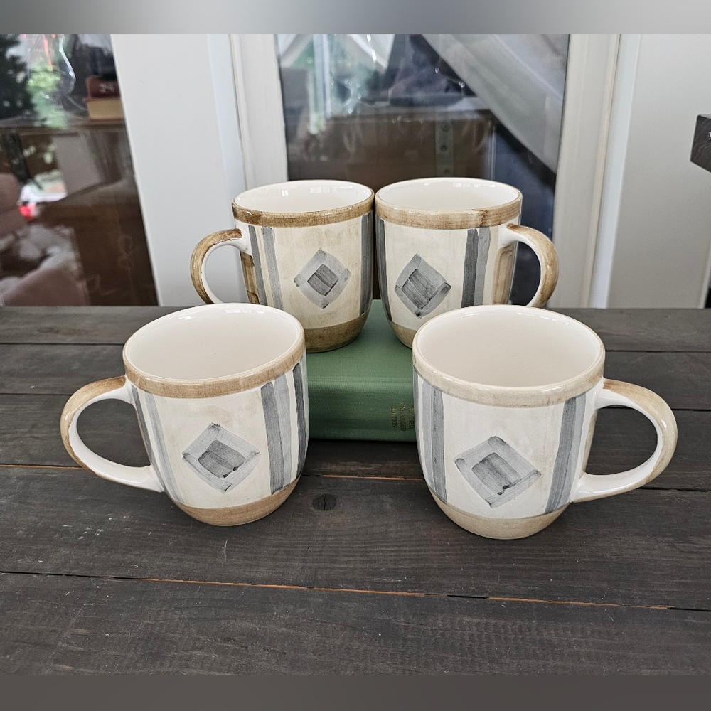 Set Of 4 Libbey Monterrey Coffee Cups